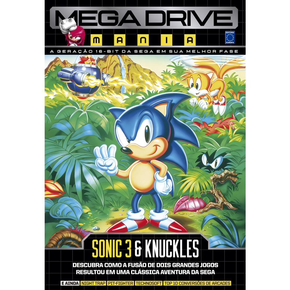 Livro - Mega Drive Mania: Volume 6 - Sonic 3 e Knuckles | Shopee Brasil