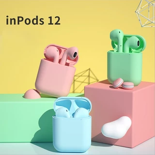 inpods i12 Tws Sem Fio BT5.0 Controle De Toque Esporte Fones Universal Telefone Móvel Estéreo Fone De Ouvido
