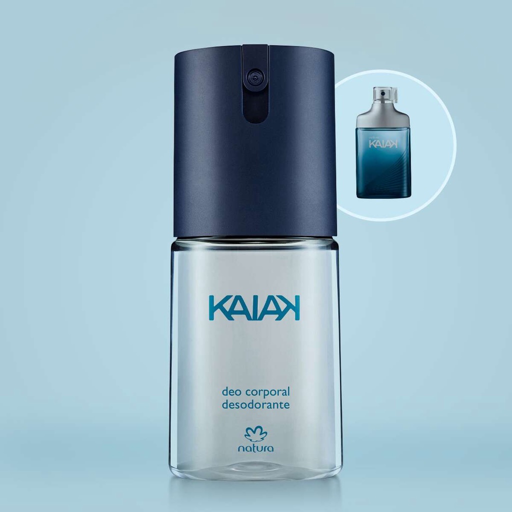 Deo Corporal Kaiak Tradicional Masculino Natura 100ml | Shopee Brasil