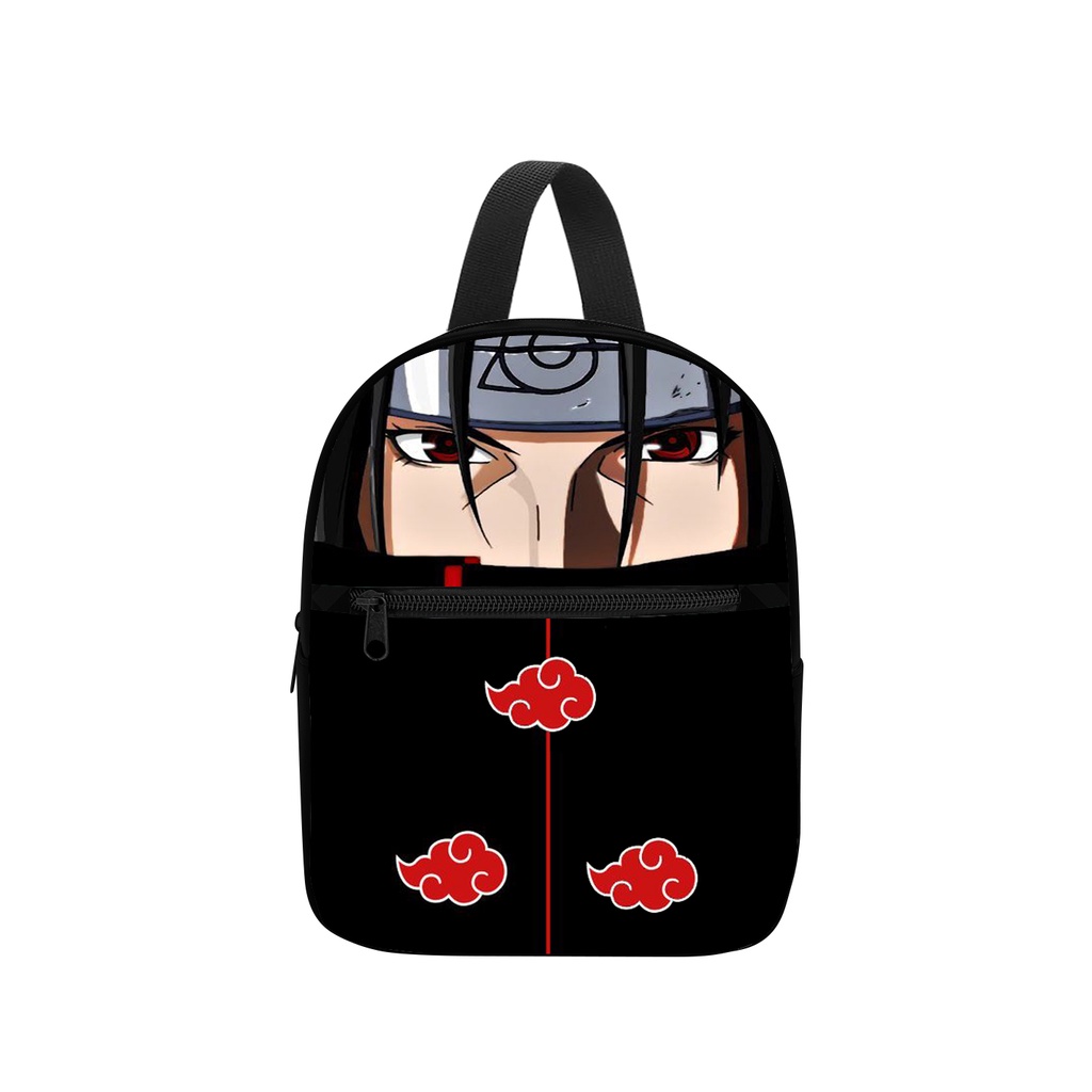 Mochila Renegados Akatsuki Ninjas Nuvens vermelhas Estilo Saco