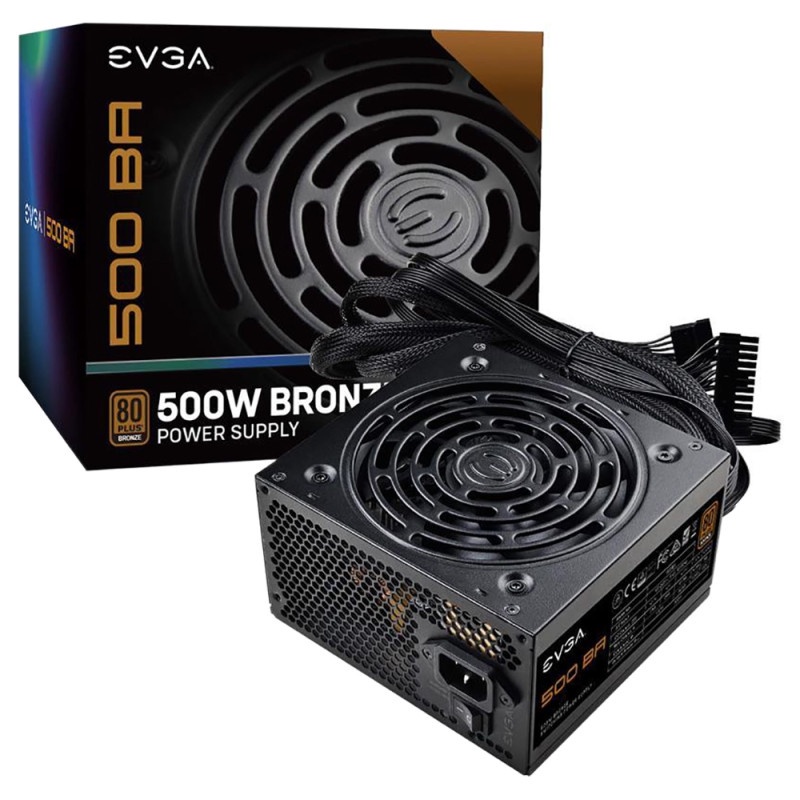 Fonte Gamemax 500W 80 Plus Bronze - GMX GM500 O&M