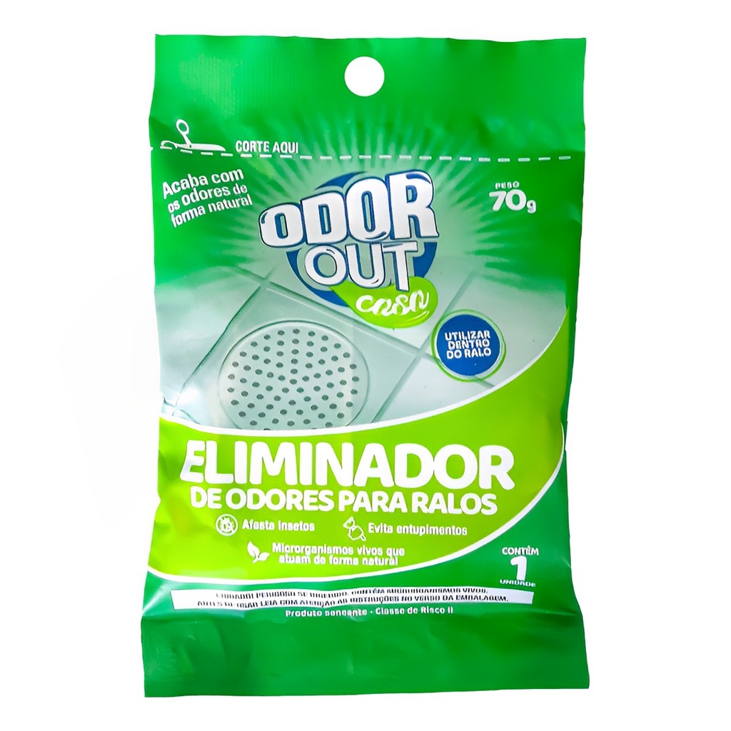 Eliminador de Odores Ralo Banheiro 70g (Pastilha) Previne Entupimentos