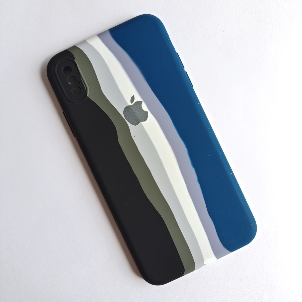 Capinha Colorida Apple Iphone XS Max / Capa Case Forrada Aveludada