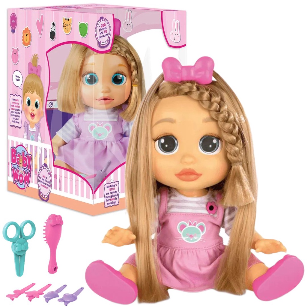 Boneca Bebê - Baby Wow Malu - Multikids - Ri Happy