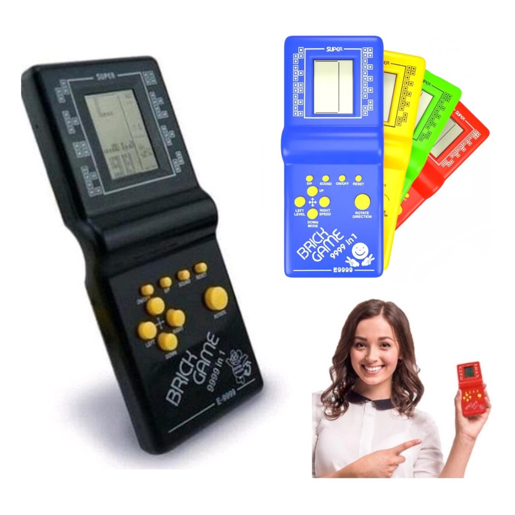 Mini game de bolso 9999 retro portatil - toy king