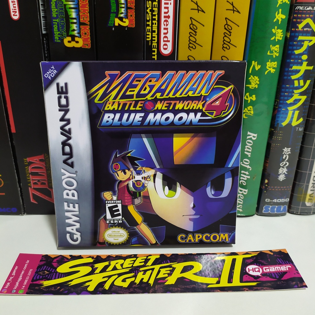 MEGA MAN BATTLE Network 4 Red Sun (Nintendo GameBoy Advance, 2004