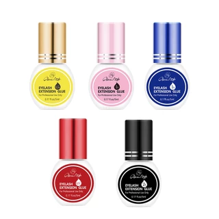 GLAMLASH Cola Para Extensão De Cílios Falsos Kit Adesivo Preto Uso Profissional 0,3-2 Tempo Seco