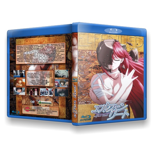Blu-ray Elfen Lied - Série Anime completa com especial. | Shopee