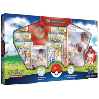 Box Coleção Especial - Pokémon Go Tcg - Equipe Valor Lacrado Copag
