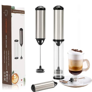 Batedor De Leite Elétrico Portátil Espuma De Café Ovo Cappuccino Creme Mix Whisk Tools