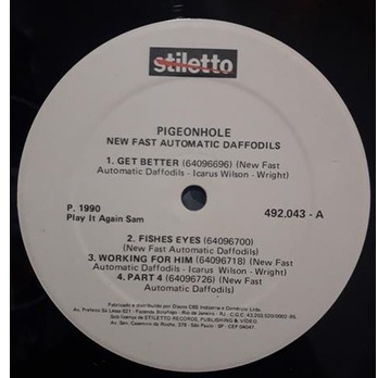 LP New Fast Automatic Daffodils – Pigeonhole | Shopee Brasil