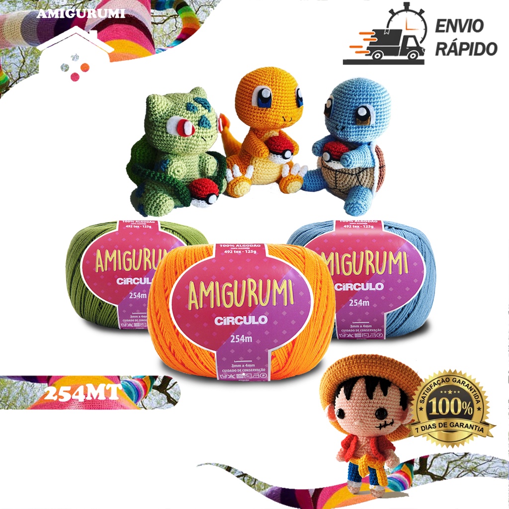 Fio Amigurumi - Circulo - 254 Mts/125gr - Crochê e Trico