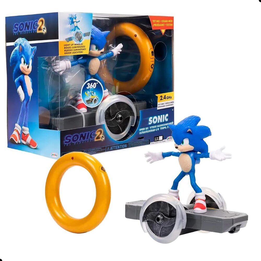 Boneco Sonic 2 Movie Sonic Speed Rc - Candide | Shopee Brasil