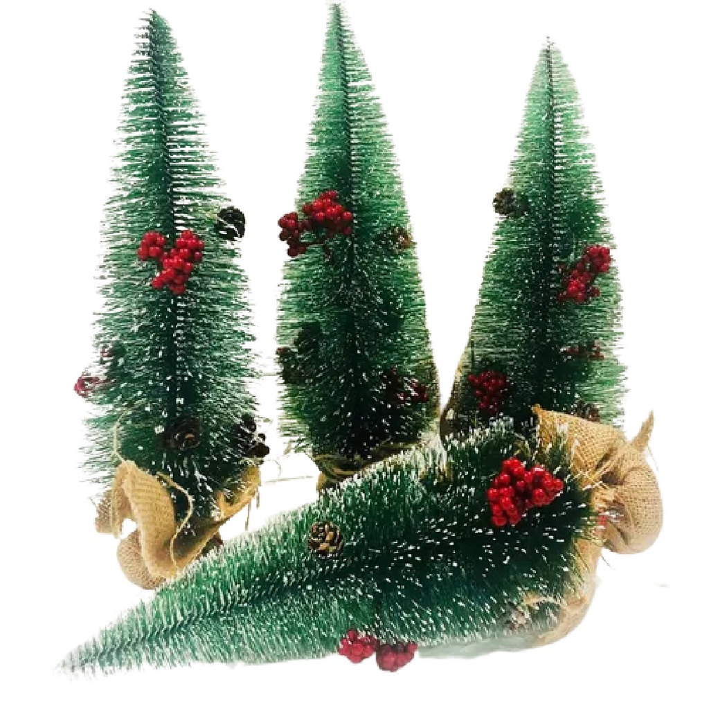 Mini Arvore De Natal Decorada De Mesa 9X22 Cm Unidade - VMP