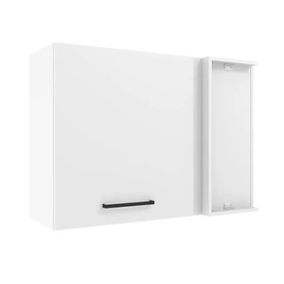 Armário de Cozinha Aéreo de Canto 1 Porta Branco Agata Madesa em Oferta na Shopee