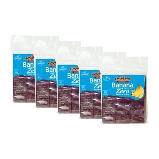 Kit 5 Banana Zero Açúcar 180g - Exclusivo Dacolônia