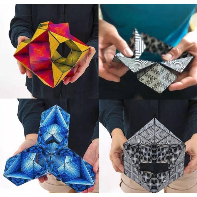 Cubo magnético 3D - Shashibo - cubo mágico - fidget toys