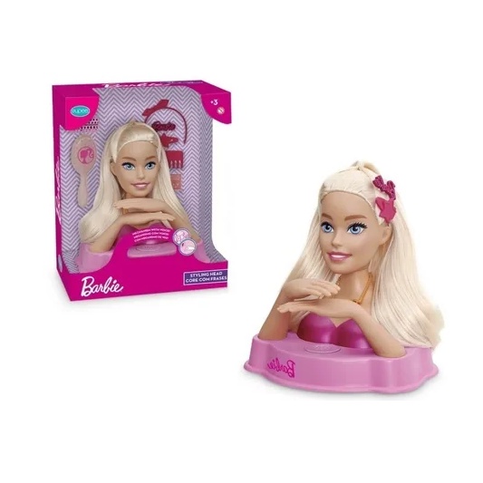 Boneca Barbie Busto Styling 12frases Penteados Maquiagem