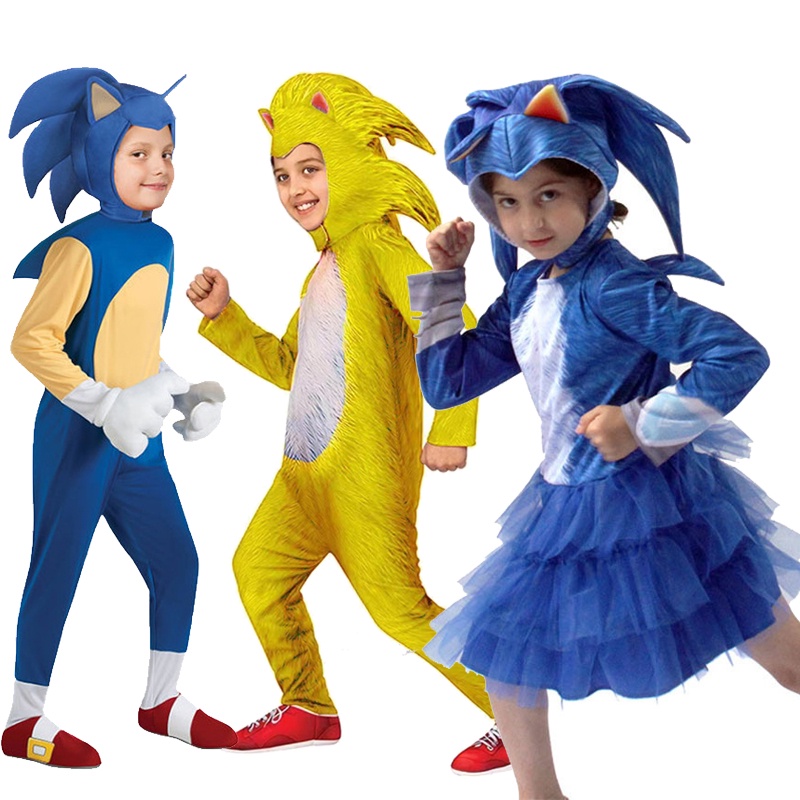 Fantasias Fantasia infantil Sonic The Hedgehog Deluxe, Rubie's,  adulto-unissex