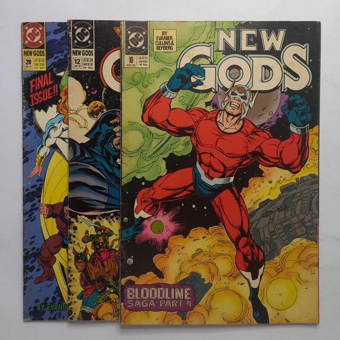 Lote Importado DC New Gods 10 12 28 Editora DC Comics 1989 Excelentes ...
