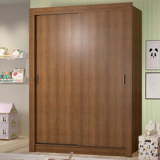 Guarda-Roupa Infantil Madesa Theo 2 Portas de Correr 4 Gavetas - Rustic em Oferta na Shopee