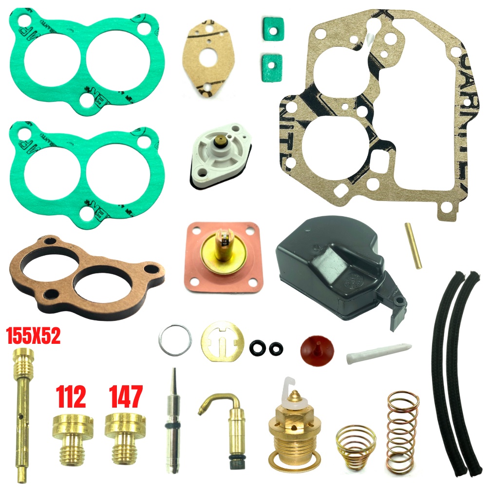 Kit Reparo Carburador Monza Kadett Gasolina Solex 2E 1.8 2.0 | Shopee ...