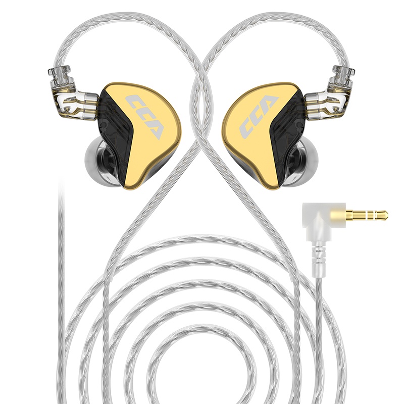 CCA CRA + Fones De Ouvido Intra-Auriculares HiFi Monitor Para