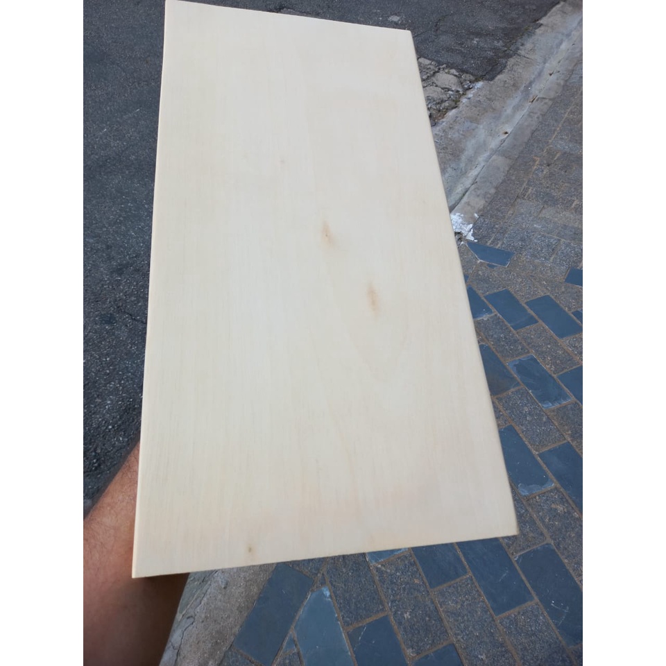 Madeira Nobre Maciça - Caxeta 40 X 20 X 4