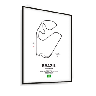 Adesivo Interlagos carro moto F1 corrida