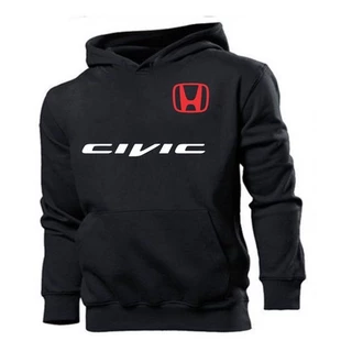 Blusa Moletom Canguru Casaco Honda Civic Carro Logo C3