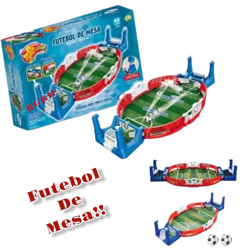 Mini Jogo de Futebol Infantil Tipo Pinball Gol A Gol Para 2