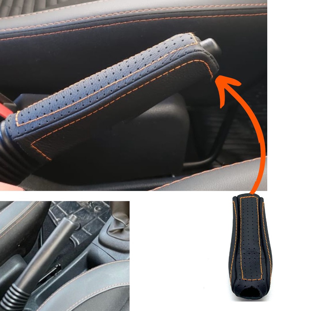 capa couro alavanca freio de mão Renault Sandero zen 2019 2020 2021 2022 2023