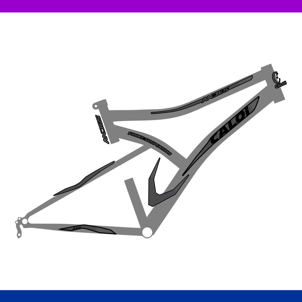 Adesivo para quadro Caloi Andes