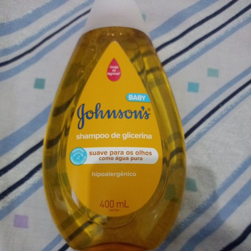 shampoo Johnson Baby glicerina 400ml Shopee Brasil