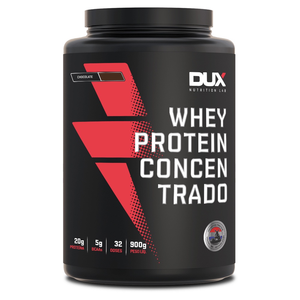 Whey Protein Concentrado Sabor Cookies Dux Nutrition 900g