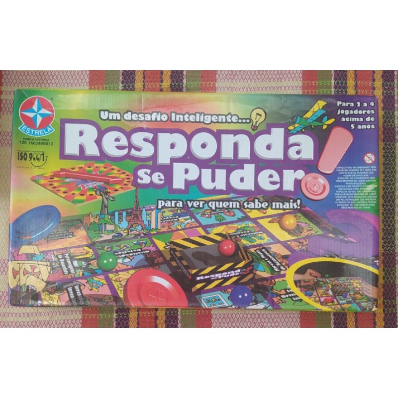 Jogo Responda Se Puder -1201602400012 - Estrela - Real Brinquedos
