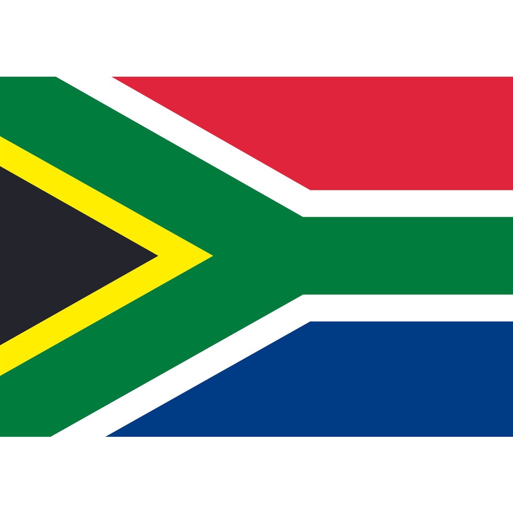 Bandeira África do Sul Estampada uma face - 0,70X1,00m
