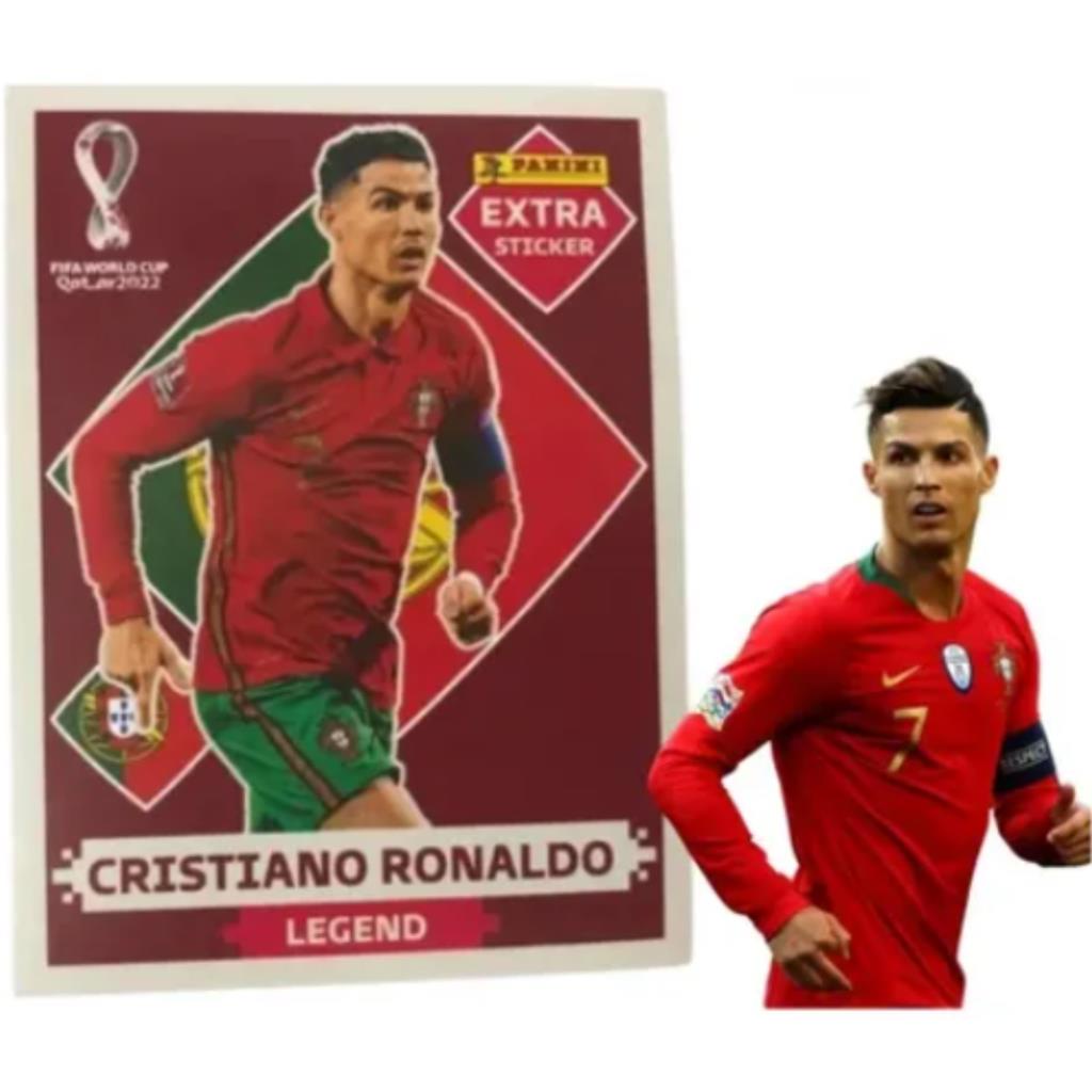 CRISTIANO RONALDO OURO (Gold) - EXTRA LEGEND (Portugal) - Figurinha  Original 