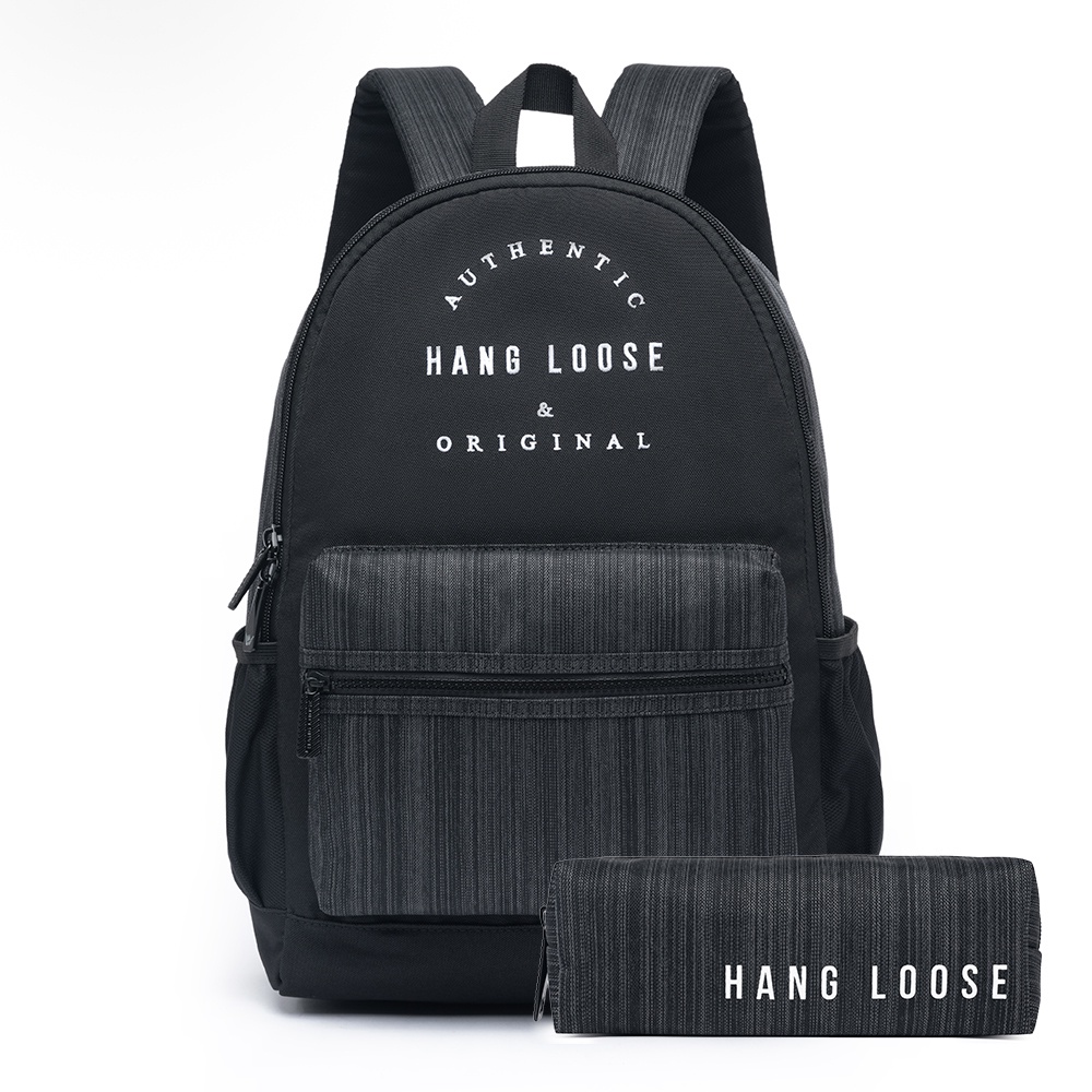 HANG LOOSE - Mochila Masculina Notebook Reforçada Hang Loose + Estojo