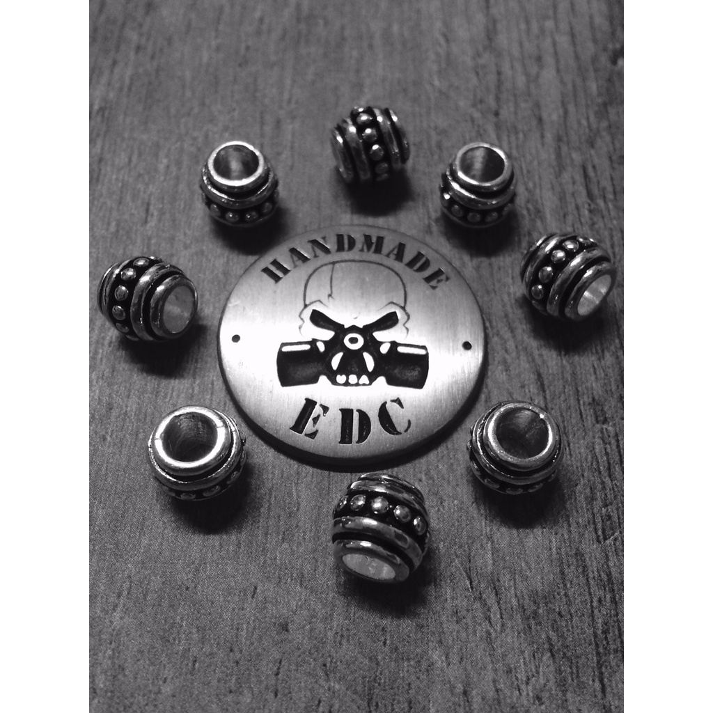 Bead Round Paracord Lanyard para Canivete Faca kit EDC.