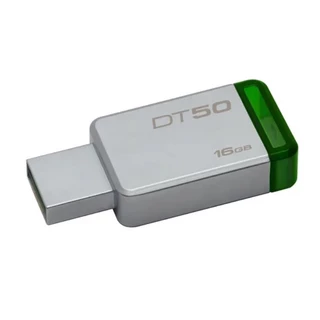 Pendrive Kingston Datatrave50 Dt50 16gb 3.1 Prateado E Verde