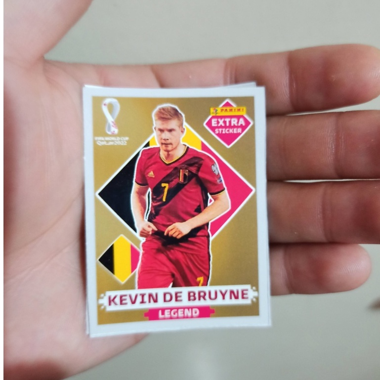 KEVIN DE BRUYNE OURO (Gold) - EXTRA LEGEND (Bélgica) - Figurinha