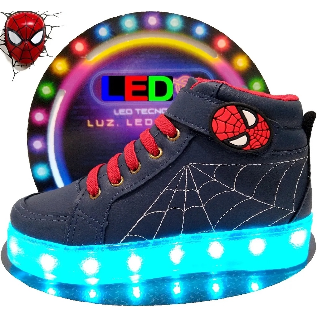 Tenis de led recarregavel best sale infantil masculino