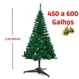Arvore De Natal Grande Verde Pinheiro1,20 a 2,40 Metros Árvore Natal 200 a 600 Galhos Decoração Natal