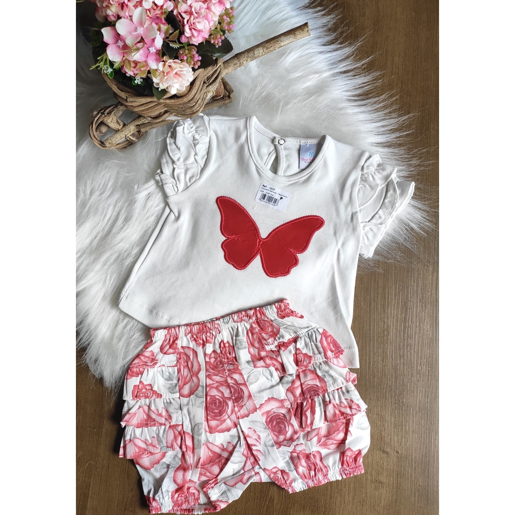 Conjunto Bebe Roupas De Bebe Feminino Recem Nascido Bebê Roupa