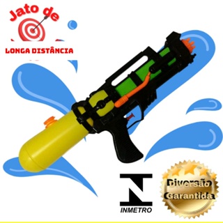 Lança Água Arminha Arma Pistola Brinquedo Water Gun 26cm.