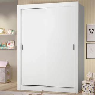 Guarda-Roupa Infantil Madesa Theo 2 Portas de Correr 4 Gavetas em Oferta na Shopee