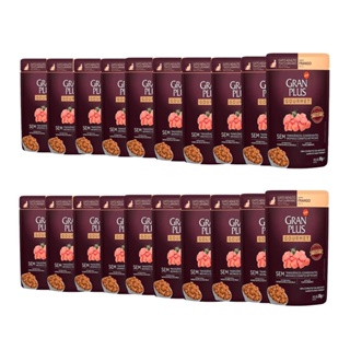 20 Rações Úmida Gran Plus Sachê Gatos Gourmet Trato Urinário Frango - 85g