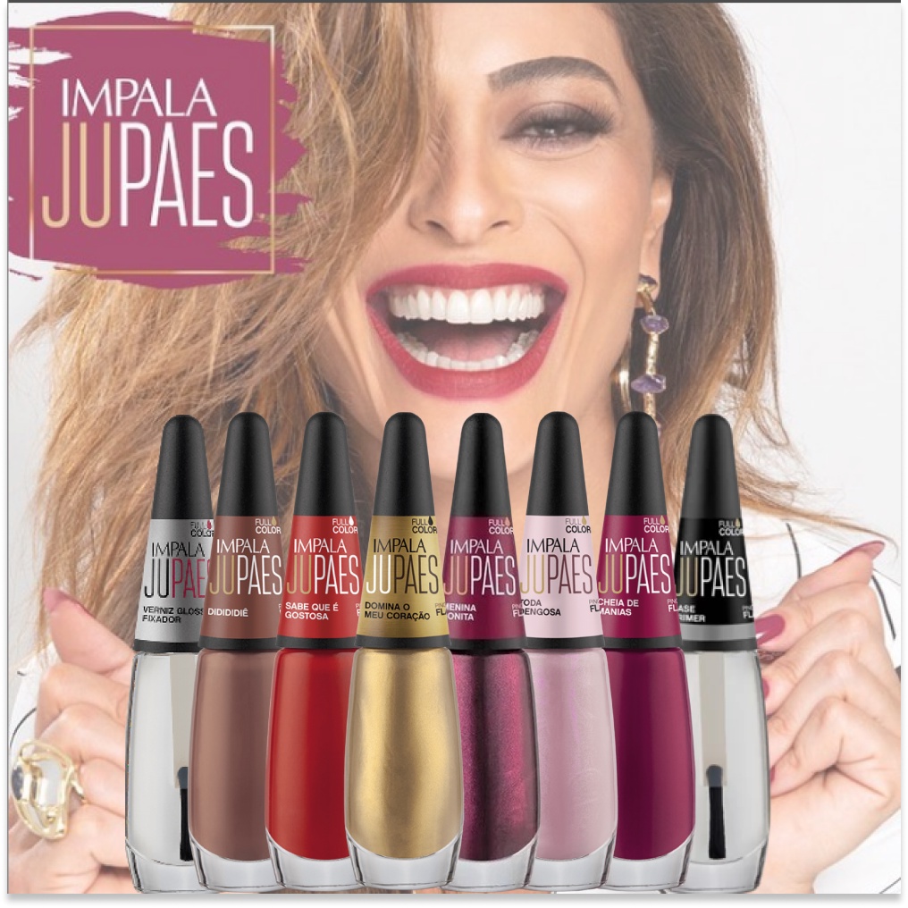 Coleção Ju Paes Impala Esmaltes Juliana Paes | Shopee Brasil