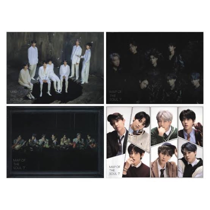 ORIGINAIS Pôsters BTS MOTS 7 (Map Of The Soul 7) NOVOS | Shopee Brasil
